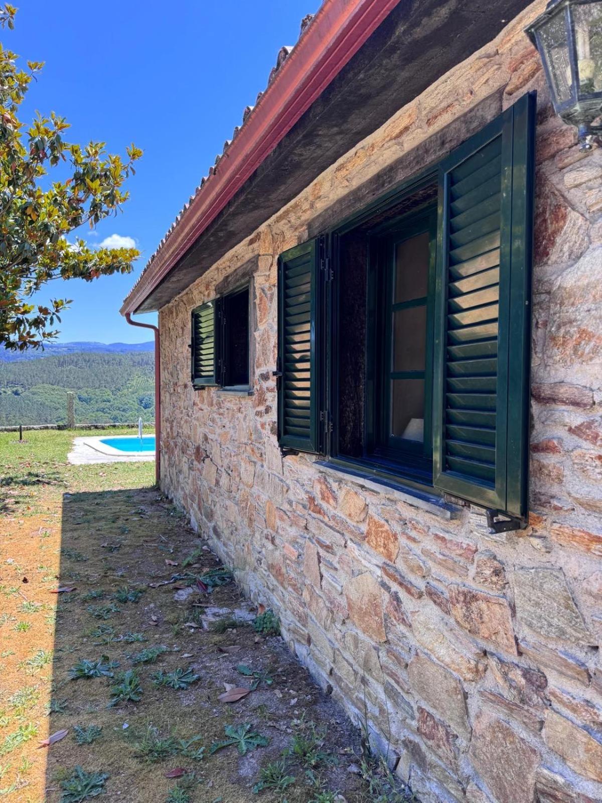 Casa 2 Habitaciones Con Piscina Y Cenador Al Aire Libre Pontevedra Bagian luar foto